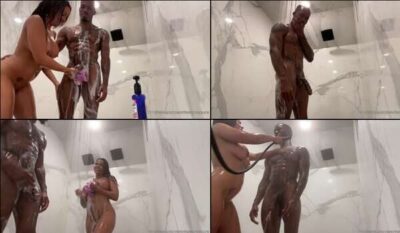 Luna Star hardcoree in shower vs bbc